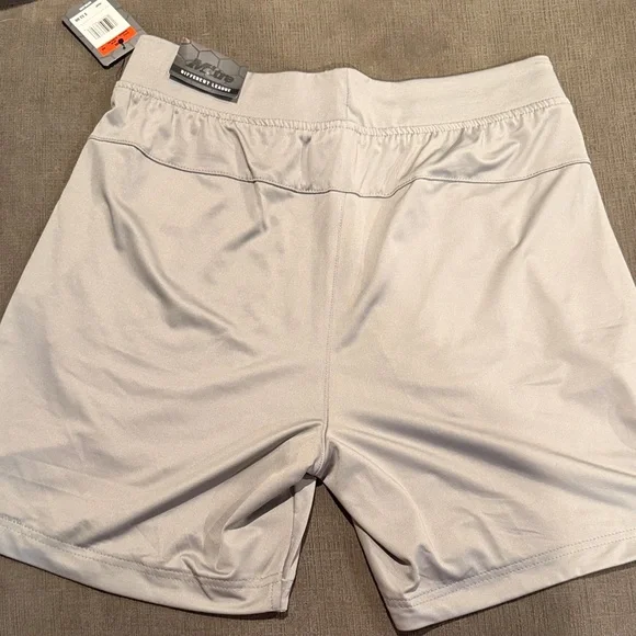 Mitre Light Gray Athletic Shorts - Picture 3 of 9